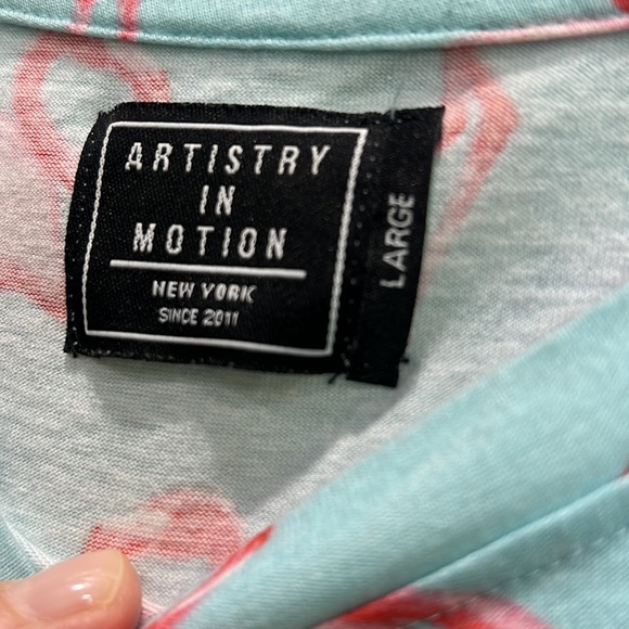 🦩 Flamingo Short Sleeve Pocket Tee Large - Picture 3 of 5